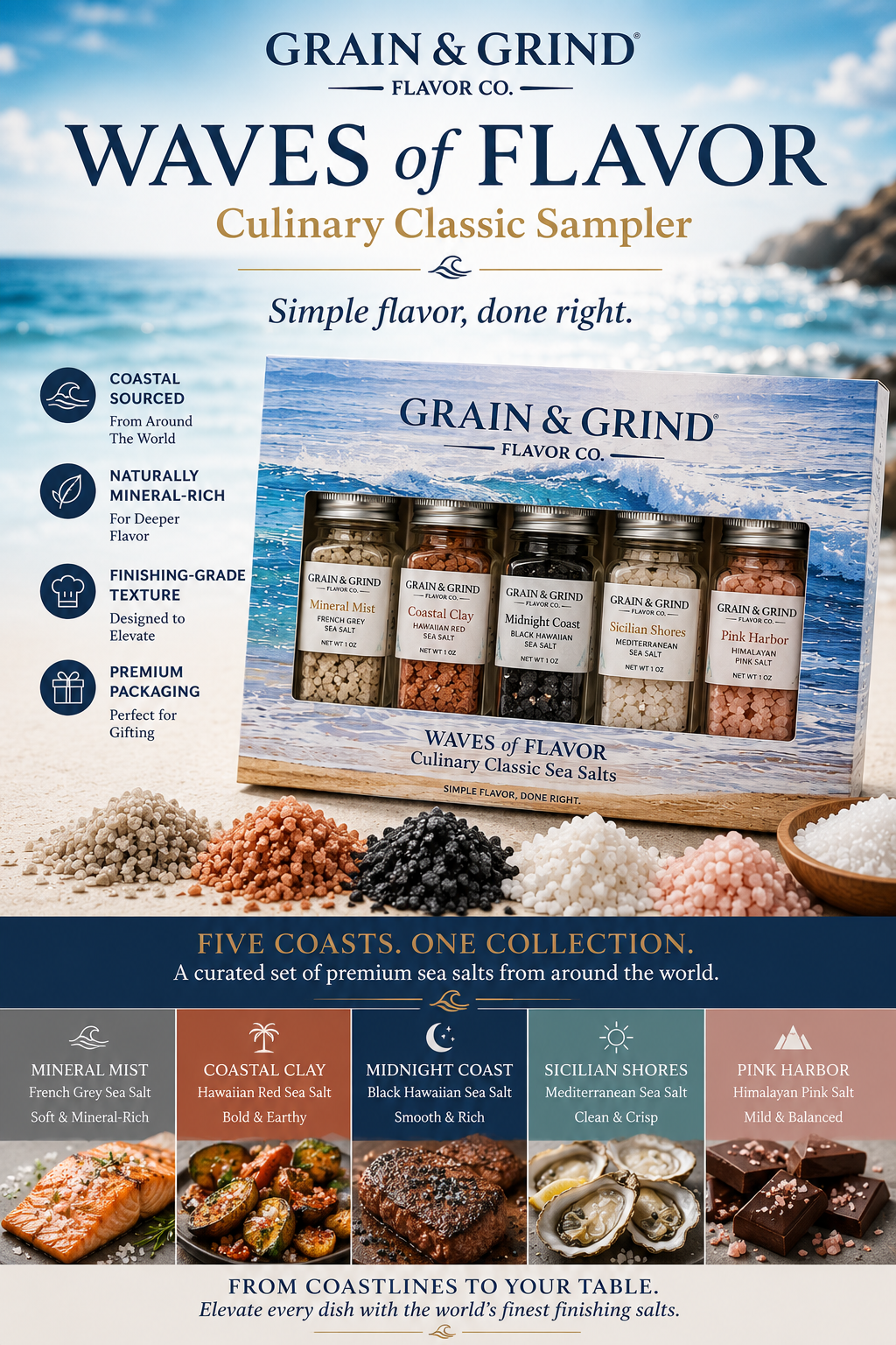 Culinary Classic Sea Salt Sampler
