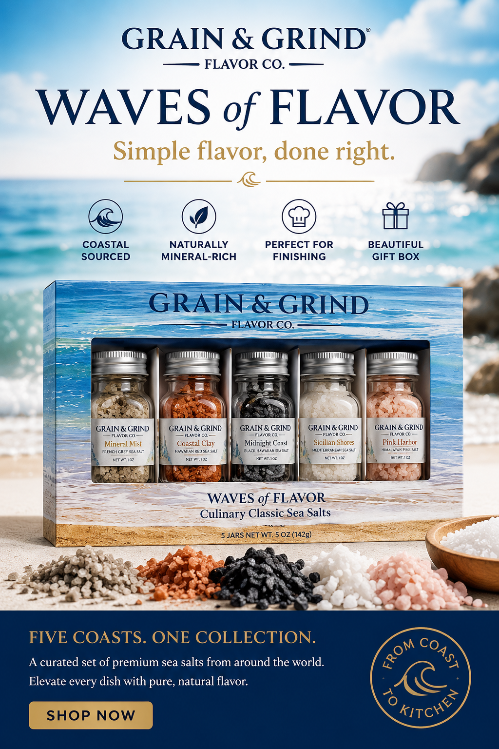 Culinary Classic Sea Salt Sampler