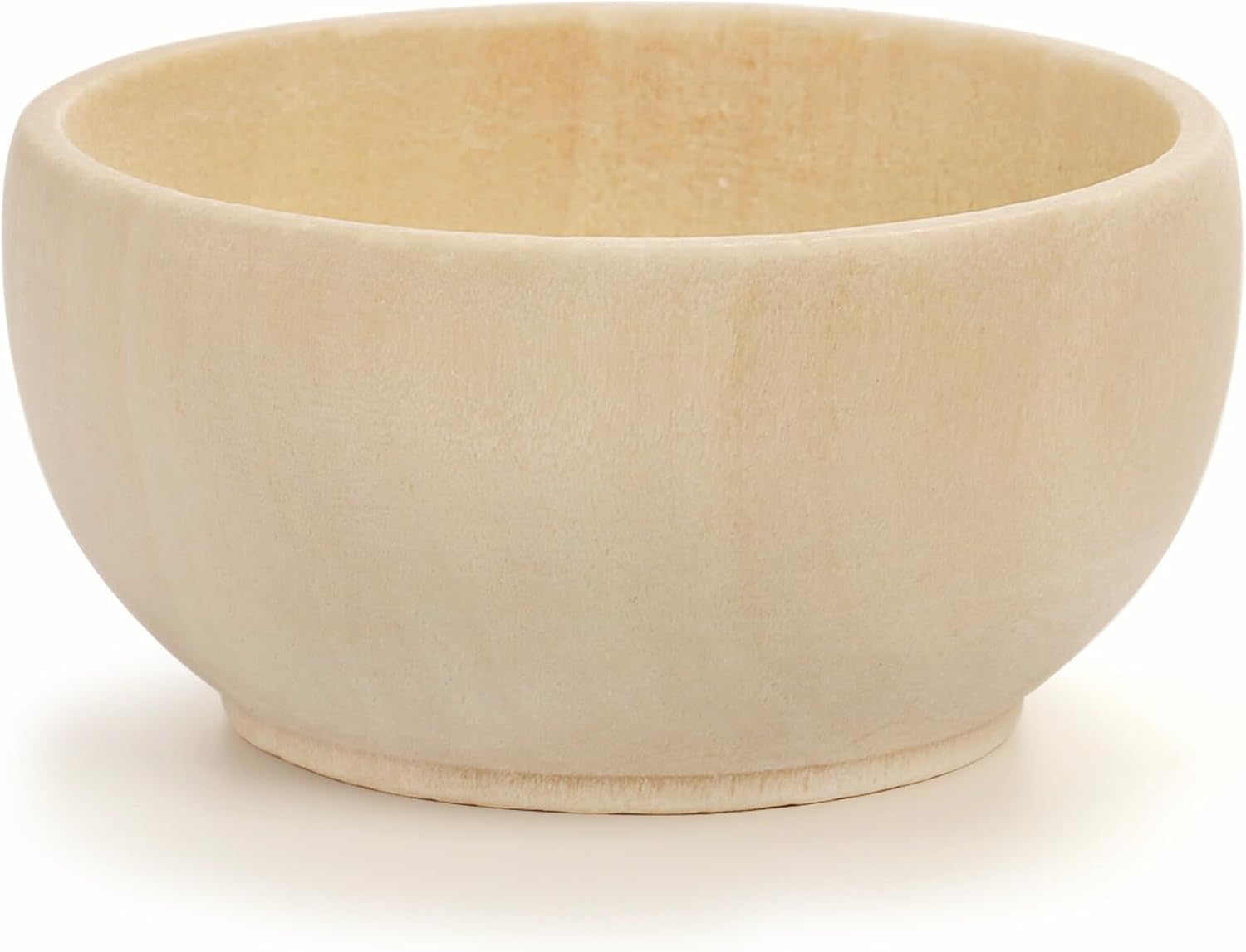 Unfinished Wooden Pinch Bowl and spoon